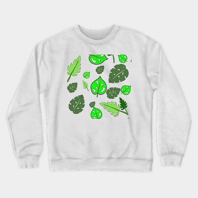 Tropical palms Crewneck Sweatshirt by lilydlin